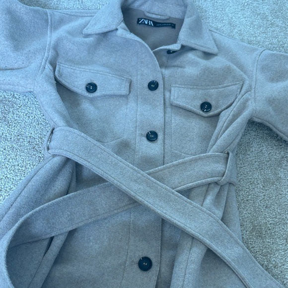 Zara Women's Beige Utility Jacket - Picture 8 of 12